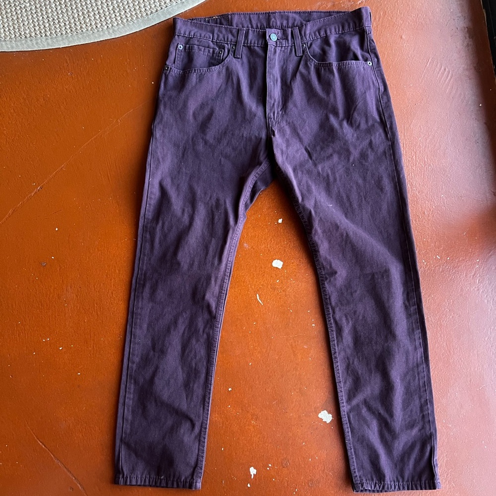 Men’s Levi’s 512 Maroon Jeans